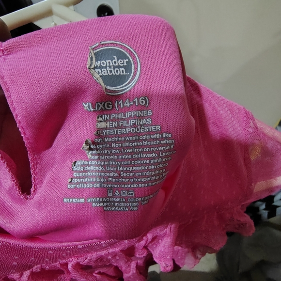 Wonder Nation Fuchsia Ruffle Top - Picture 3 of 3